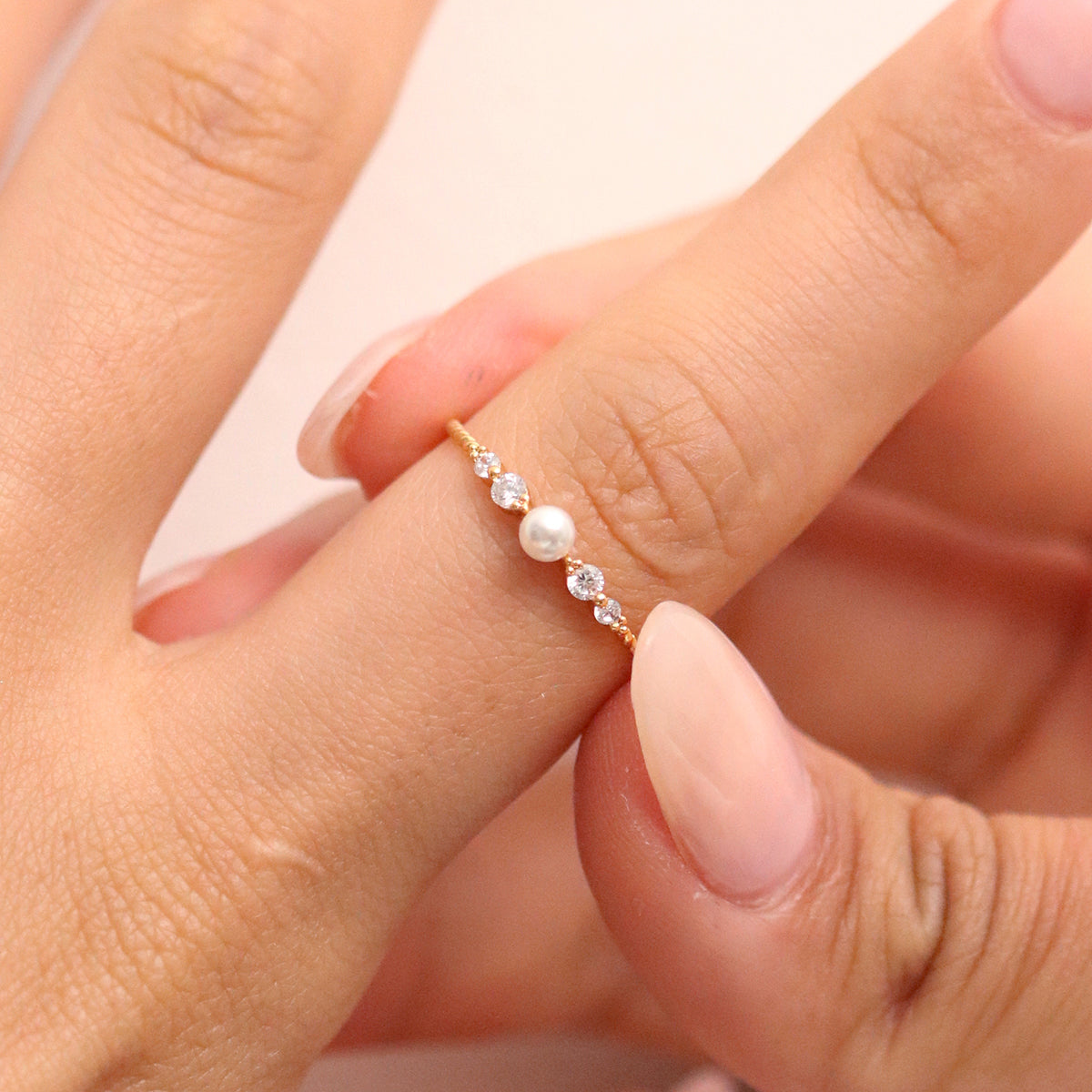 Pearl Statement Ring-4