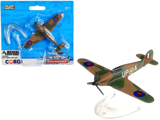 Hawker Hurricane Fighter Aircraft "RAF" "Showcase" Series Diecast Model by Corgi-0