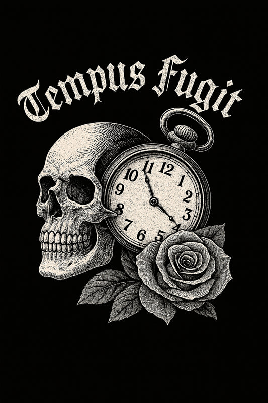 Tempus Fugit (Time Flies) ~ Canvas Print (20.3 x 30.5 cm)